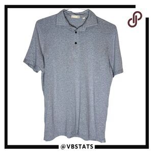 Tasc Performance Men's Organic Cotton & Bamboo Blend Golf Polo Shirt Gray Medium